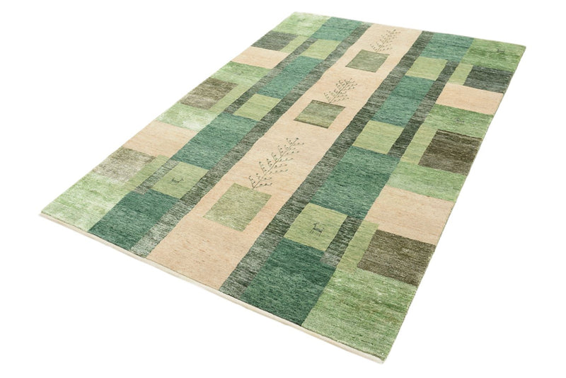 インド ロリバフト 絨毯 204x150cm - ウールラグ
