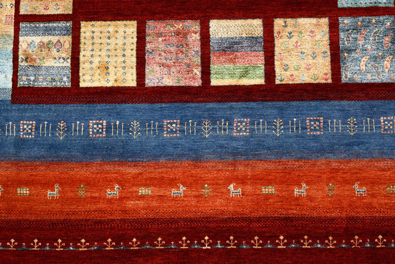 インド ロリバフト 絨毯 305x243cm - ウールラグ