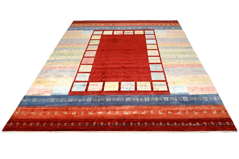 インド ロリバフト 絨毯 336x254cm - ウールラグ