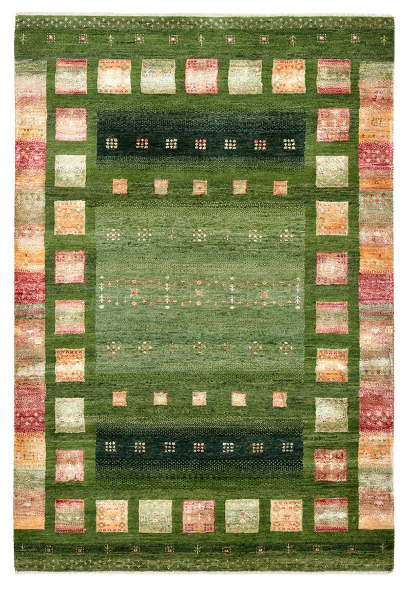 インド ロリバフト 絨毯 154x105cm - ウールラグ