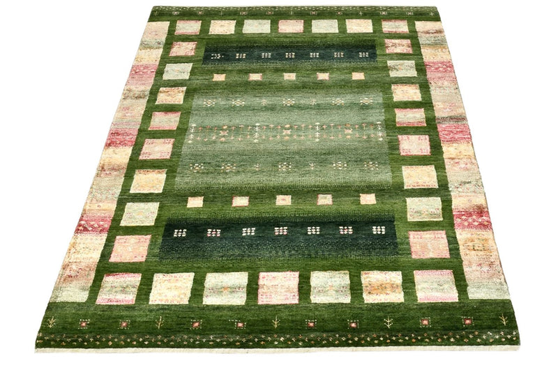 インド ロリバフト 絨毯 154x106cm - ウールラグ