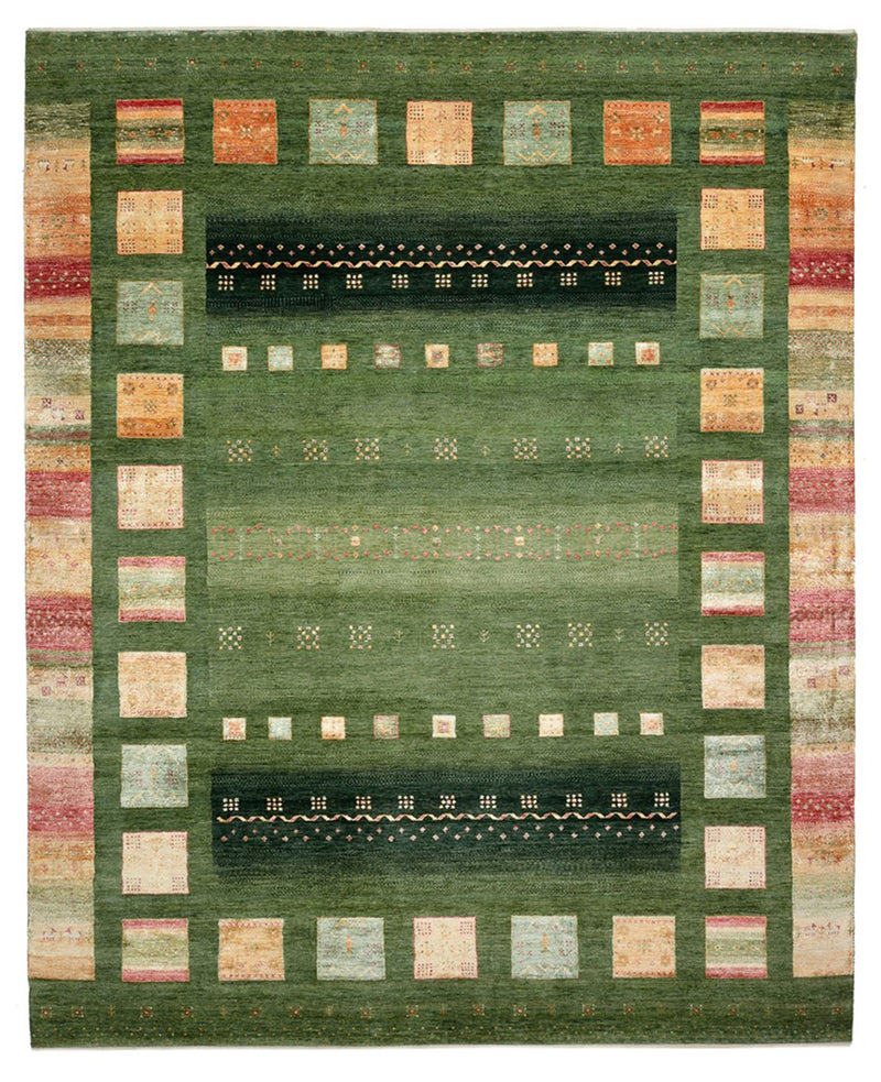 インド ロリバフト 絨毯 302x249cm - ウールラグ