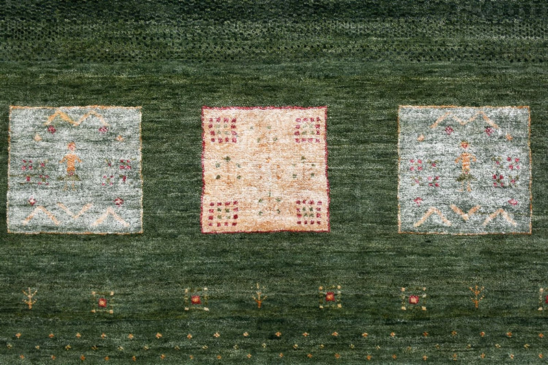 インド ロリバフト 絨毯 302x249cm - ウールラグ