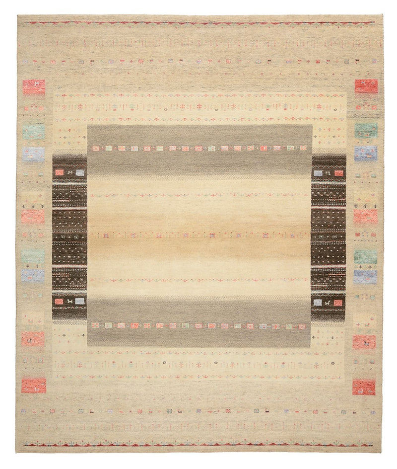 インド ロリバフト 絨毯 300x253cm - ウールラグ