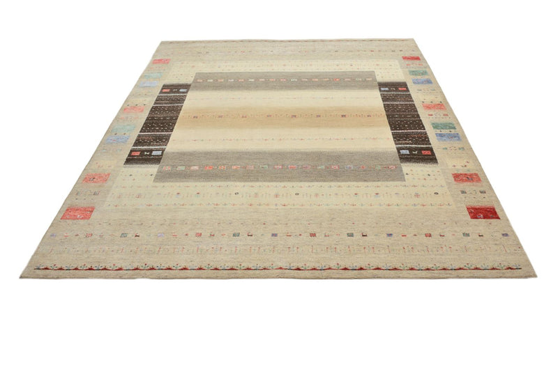 インド ロリバフト 絨毯 300x253cm - ウールラグ