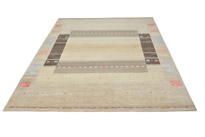 インド ロリバフト 絨毯 300x253cm - ウールラグ