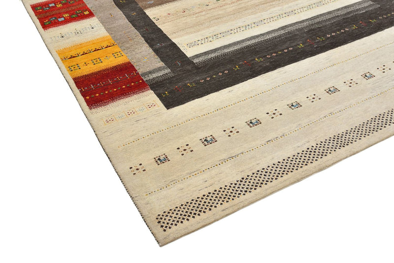 インド ロリバフト 絨毯 347x254cm - ウールラグ
