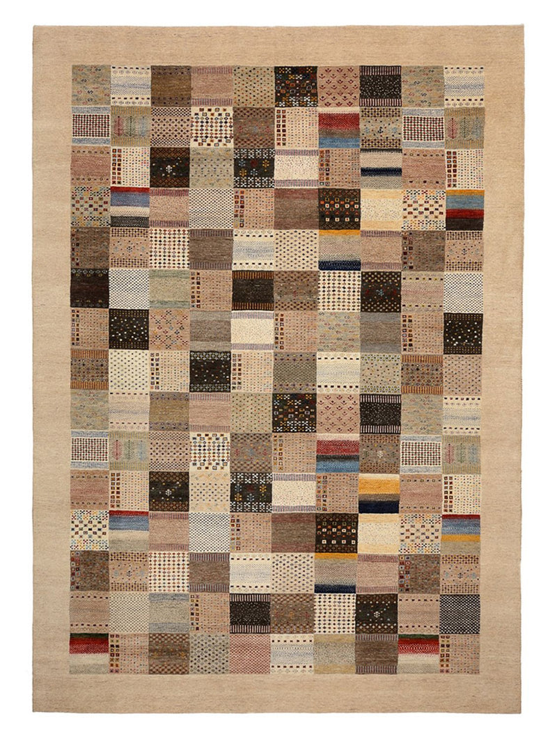 インド ロリバフト 絨毯 348x248cm - ウールラグ