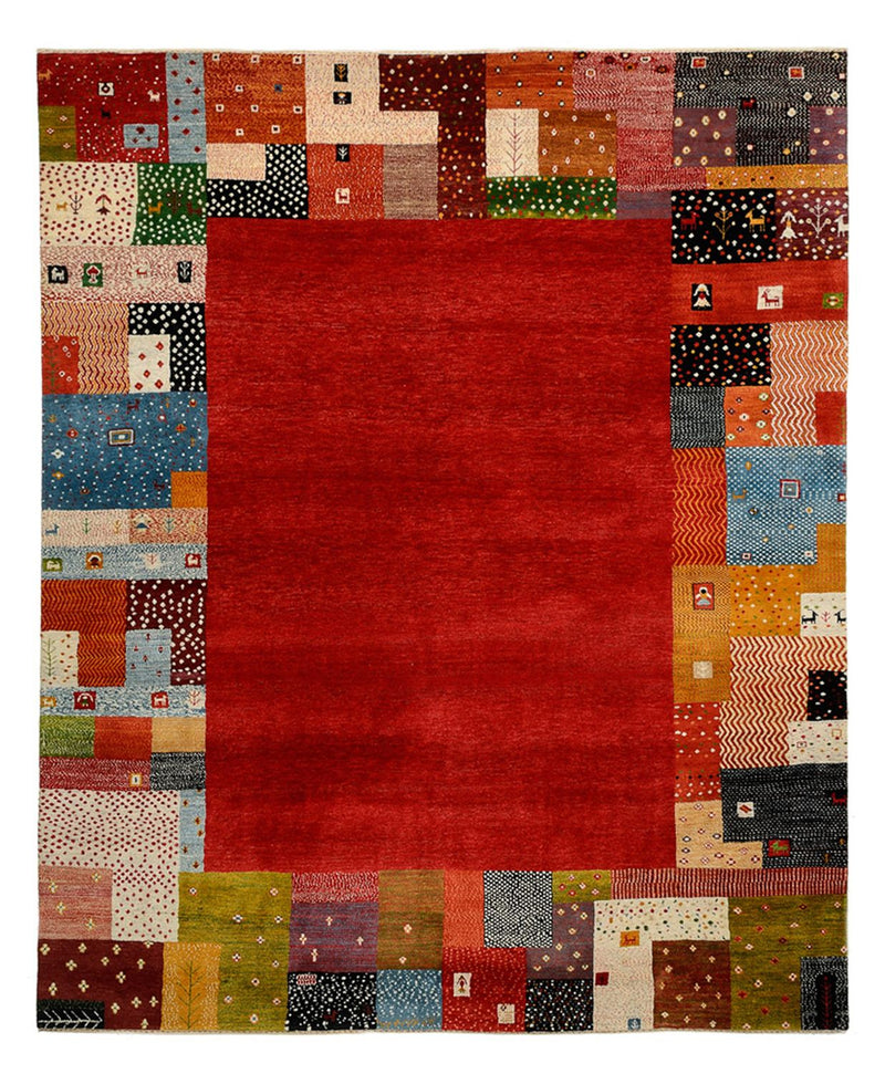 インド ロリバフト 絨毯 294x247cm - ウールラグ