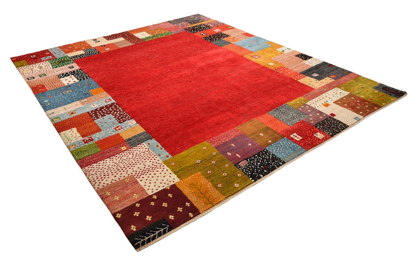 インド ロリバフト 絨毯 294x247cm - ウールラグ