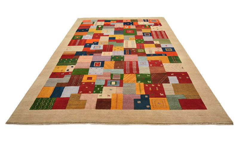 インド ロリバフト 絨毯 347x246cm - ウールラグ