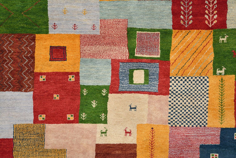 インド ロリバフト 絨毯 347x246cm - ウールラグ