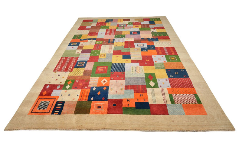 インド ロリバフト 絨毯 347x246cm - ウールラグ