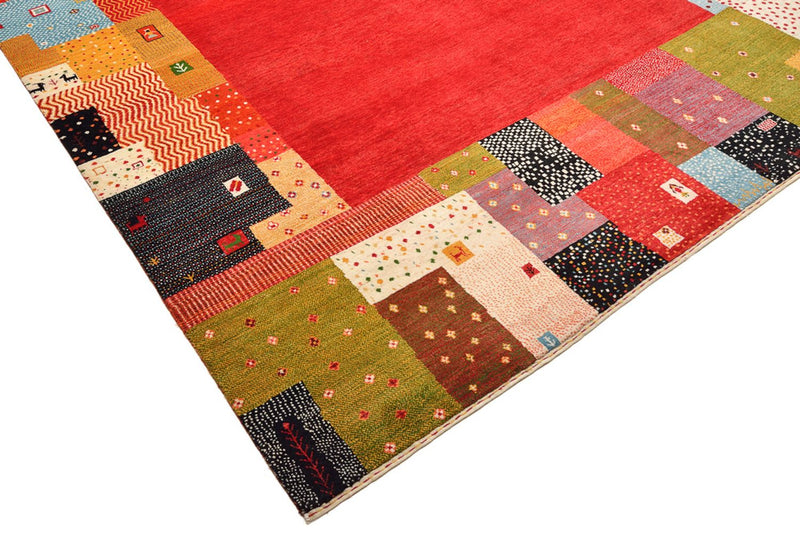 インド ロリバフト 絨毯 344x251cm - ウールラグ