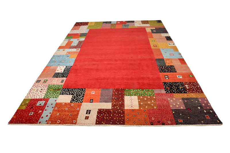 インド ロリバフト 絨毯 344x251cm - ウールラグ