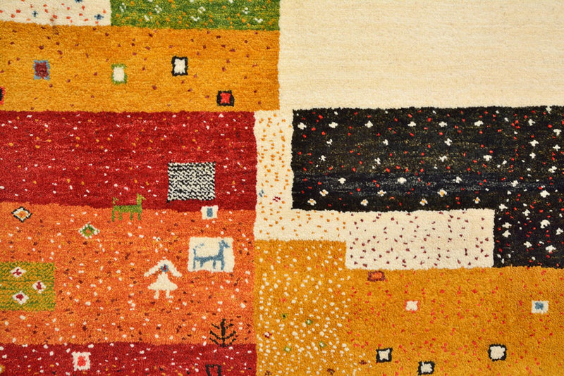インド ロリバフト 絨毯 294x207cm - ウールラグ