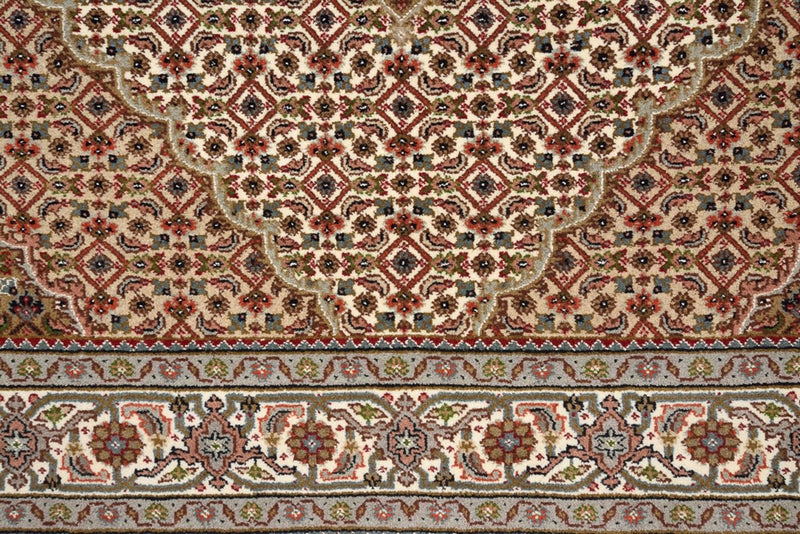 インド タブリーズ 絨毯 177x125cm - オリエンタル絨毯