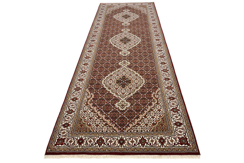 インド タブリーズ 絨毯 362x122cm - オリエンタル絨毯