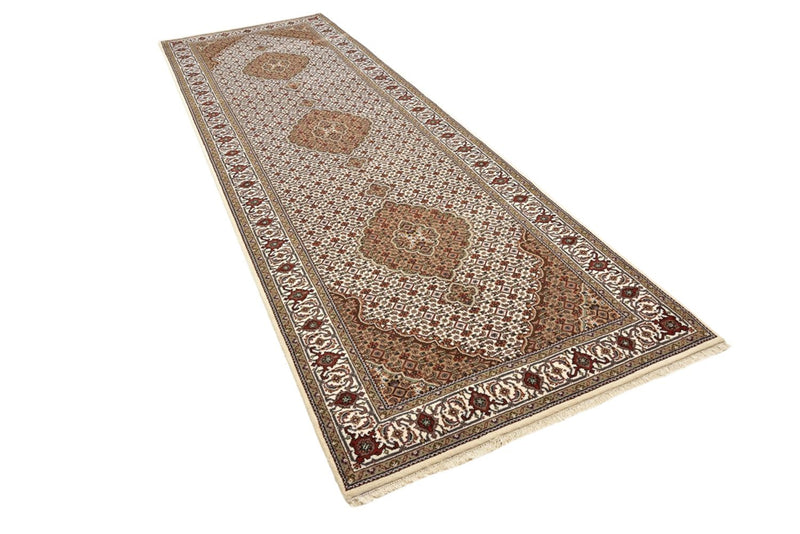 インド タブリーズ 絨毯 372x121cm - オリエンタル絨毯