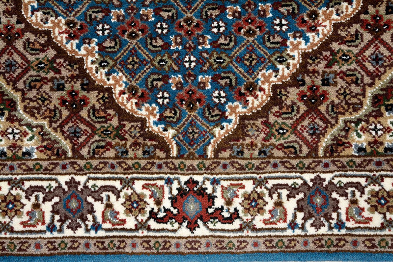 インド タブリーズ 絨毯 244x75cm - オリエンタル絨毯