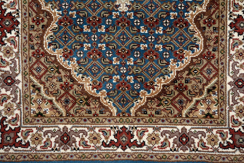 インド タブリーズ 絨毯 454x79cm - オリエンタル絨毯