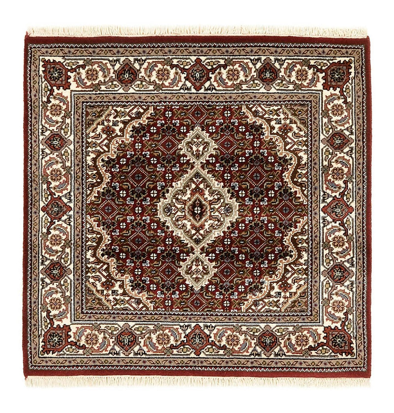 インド タブリーズ 絨毯 94x89cm - オリエンタル絨毯