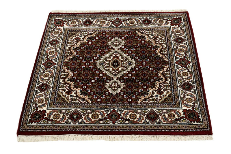 インド タブリーズ 絨毯 94x89cm - オリエンタル絨毯