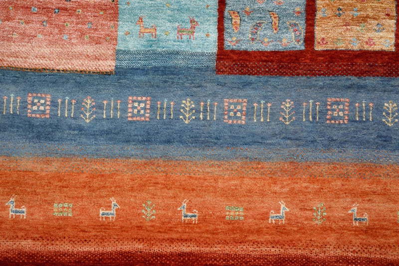 インド ロリバフト 絨毯 302x253cm - ウールラグ