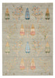 インド ロリバフト 絨毯 295x206cm - ウールラグ
