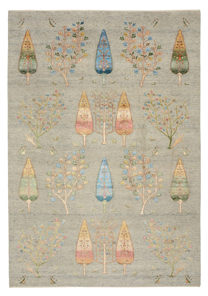 インド ロリバフト 絨毯 295x206cm - ウールラグ