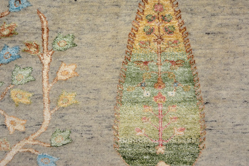 インド ロリバフト 絨毯 295x206cm - ウールラグ