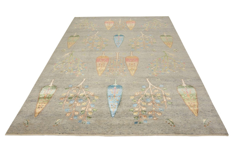 インド ロリバフト 絨毯 295x206cm - ウールラグ