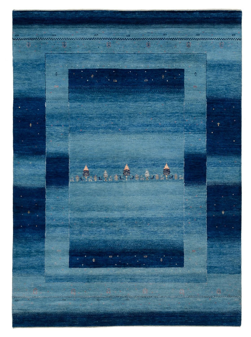 インド ロリバフト 絨毯 241x175cm - ウールラグ