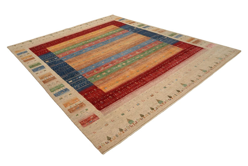 インド ロリバフト 絨毯 343x241cm - ウールラグ