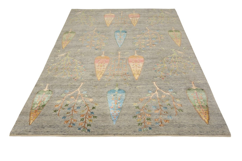 インド ロリバフト 絨毯 241x173cm - ウールラグ