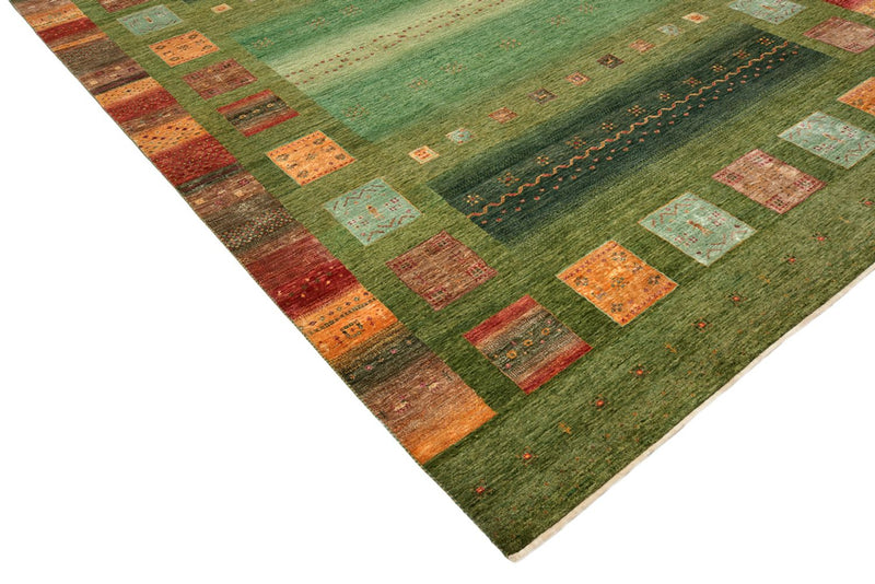 インド ロリバフト 絨毯 343x251cm - ウールラグ