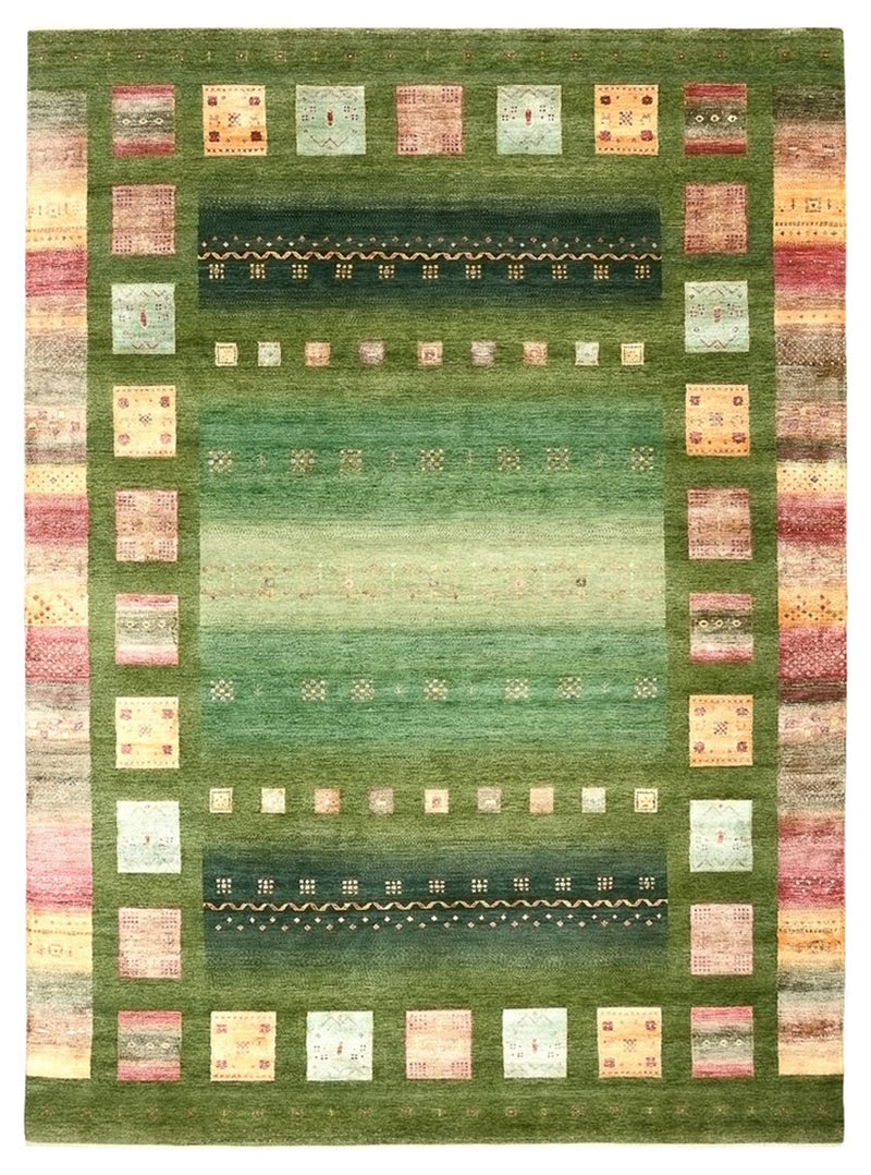 インド ロリバフト 絨毯 340x249cm - ウールラグ