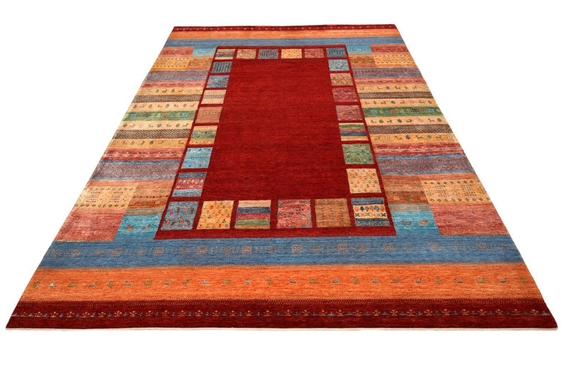 インド ロリバフト 絨毯 342x253cm - ウールラグ