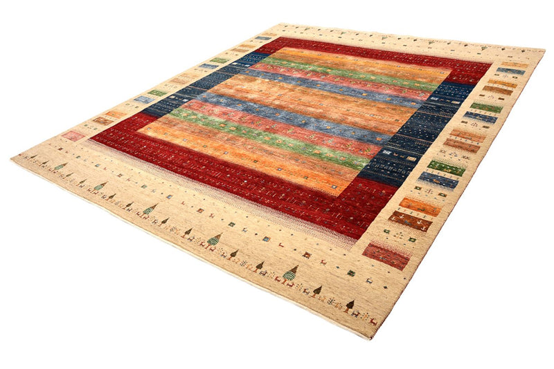 インド ロリバフト 絨毯 300x251cm - ウールラグ