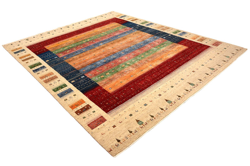 インド ロリバフト 絨毯 300x251cm - ウールラグ