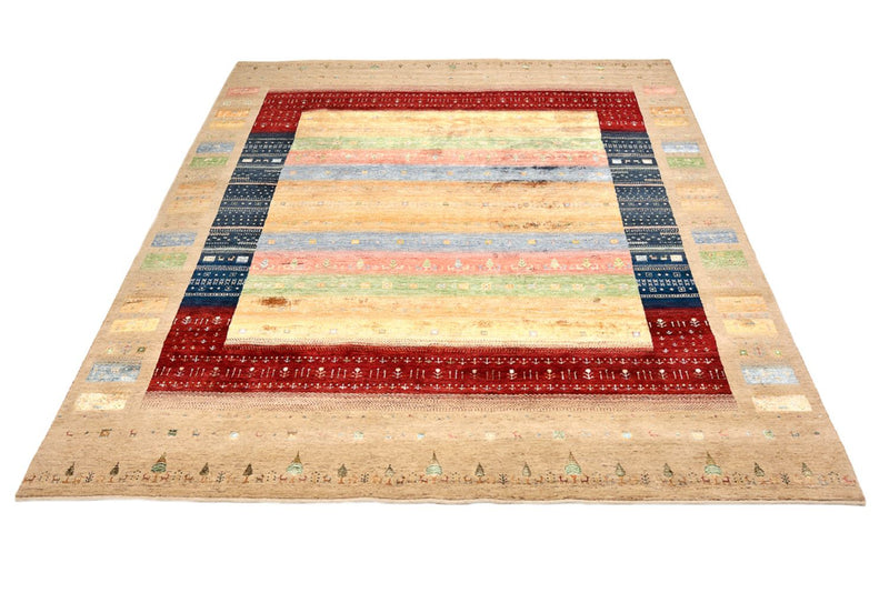 インド ロリバフト 絨毯 300x251cm - ウールラグ