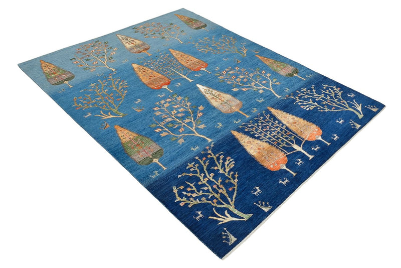 インド ロリバフト 絨毯 204x155cm - ウールラグ