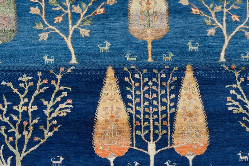 インド ロリバフト 絨毯 204x155cm - ウールラグ