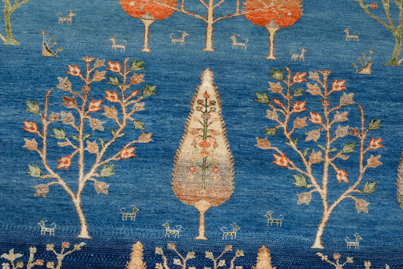 インド ロリバフト 絨毯 206x155cm - ウールラグ