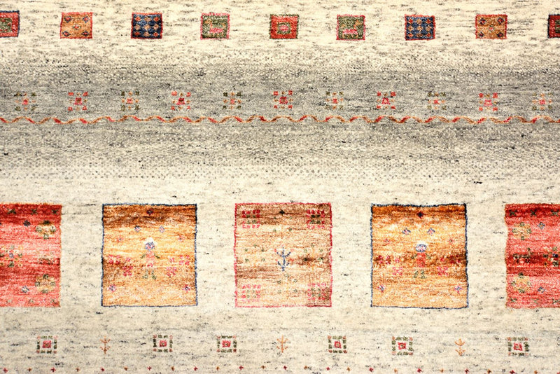 インド ロリバフト 絨毯 205x204cm - ウールラグ