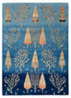 インド ロリバフト 絨毯 206x150cm - ウールラグ