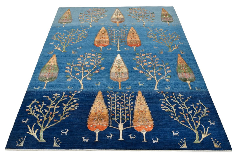 インド ロリバフト 絨毯 206x150cm - ウールラグ