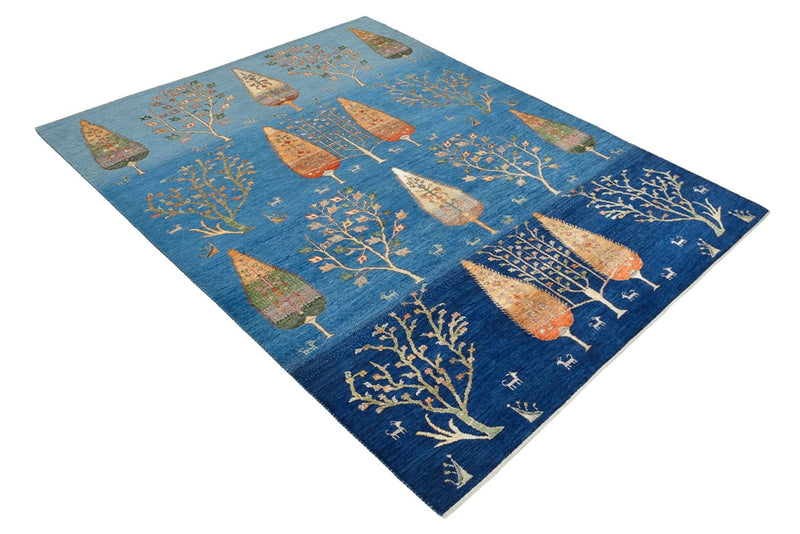 インド ロリバフト 絨毯 206x150cm - ウールラグ