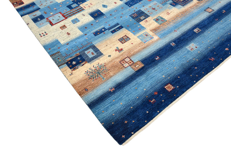 インド ロリバフト 絨毯 239x177cm - ウールラグ