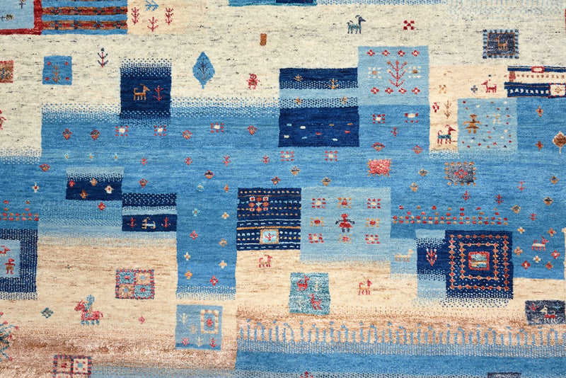 インド ロリバフト 絨毯 239x177cm - ウールラグ